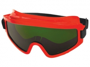 Очки закрытые панорамные СОМЗ ЗН11 SUPER PANORAMA красные CA (СА - ацетатное стекло, непрямая вентиляция, светофильтр - 5)