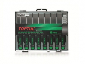 Набор отверток д/точн.работ TORX 8шт T5-T20 TOPTUL