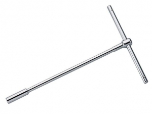 Вороток T-обр. c бегунком 200мм и головкой 8мм TOPTUL