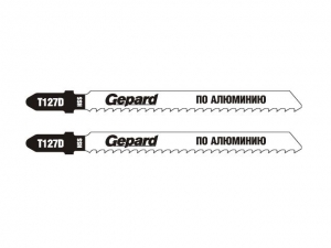 Пилка лобз. по алюминию T127D (2 шт.) GEPARD (пропил прямой, тонкий, быстрый рез)