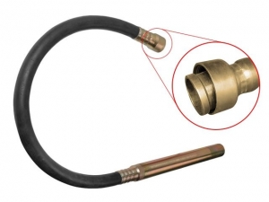 Вал гибкий 2 м в сборе с вибронаконечником 50 мм для вибратора CV 1512/CV 2012 (WORTEX)