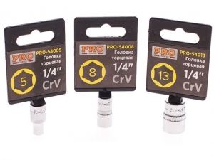 Головка 1/4" 12мм 6гр. PRO STARTUL (PRO-54012)