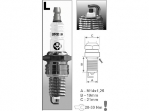 Свеча зажигания BRISK LR15YC в блистере