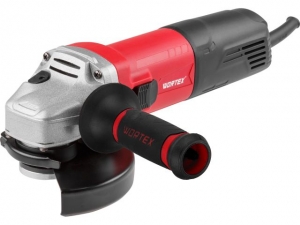 Одноручная углошлифмашина WORTEX AG 1210-1 в кор. 1000 Вт, 125 мм, 11000 об/мин (пылезащита двигателя и подшипника)