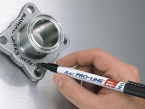 Маркер промышл. перманентный на основе жидк. краски MARKAL PRO-LINE FINE ЧЕРНЫЙ (Толщина линии 1,5 мм. Цвет черный)