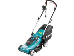 Газонокосилка электрическая MAKITA ELM 3720 (1400 Вт, шир. 370 мм, выс. 20-55 мм, пластм. корпус, без мульчир., травосборник 40 л)