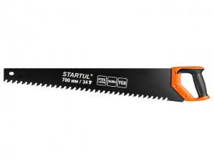 Ножовка по газобетону 700мм 34 зуба с напайками STARTUL PROFI (ST4088-34) (по пенобетону)
