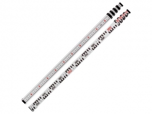 Рейка телескопическая для нивелира BULL 1-5 метров, алюминий (Минимальная длина: 1 м, Максимальная длина: 5 м, Материал:алюминий)