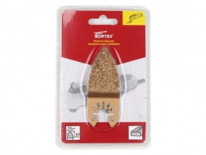 Полотно пильное шлифовальное карбидное 33х45 мм WORTEX (Подходит к WORTEX SM 2830 E, SM 3233 QE, CSM 3020 и MOLOT MSM 3125, а также Makita, Sturm, Зуб