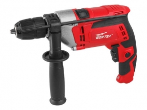 Дрель ударная WORTEX DS 1611 в кор. 950 Вт, 1 скор, 30 мм в дер., быстрозажимной патрон 13 мм (0-3000 об.мин)