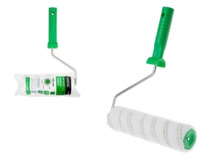 Валик микрофибра 48-180мм с ручкой 8мм STARTUL PROFI (ворс 9 мм, защита древесины, микроволокно)