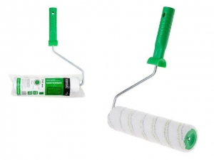 Валик микрофибра 48-250мм с ручкой 8мм STARTUL PROFI (ворс 9 мм, защита древесины, микроволокно)