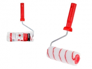 Валик "POLYESTER" 48-180мм с ручкой 8мм STARTUL MASTER (ворс 12 мм, покраска стен и фасадов, полиэстер)