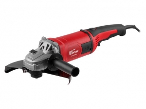Двуручная углошлифмашина WORTEX AG 2326-2 в кор. 2100 Вт, 230 мм, 6500 об/мин., плавный пуск (Поворотная рукоятка)