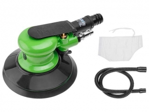 Пневмошлифмашина эксцентриковая ECO ASP12-150V (150 мм / 6", Эксцентр.: 5 мм, 10 000 об/мин, 180 л/мин, вакуум.пылеотвод)