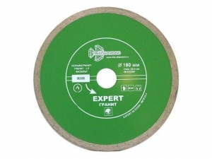 Алмазный круг 180х25,4мм по керамике сплошн.ультратонкий Hot Press (1.8мм) (Trio-Diamond)