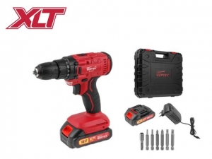 Аккум. дрель-шуруповерт WORTEX LX BD 1820 Li в чем. ALL1 XLT, 18 В, 30 Н*м, 2х2 А*ч, БЗП 10 мм (2 скорости)