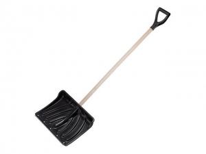 Лопата снеговая пластм. 465х340мм с дер.черенком STARTUL MASTER (ST9056-9) (черенок 1й сорт)