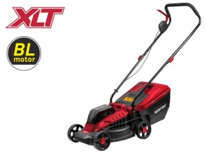 Газонокосилка аккумуляторная WORTEX CLM 3336 в кор. ALL1 XLT SOLO БЕСЩЁТ.ДВИГ., 18В+18В, шир.330 мм (БЕЗ АКБ И ЗУ, выс. 30-75 мм, травосборник 30 л)