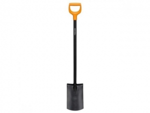 Лопата штыковая с закругл.лезвием FISKARS Solid (длина:1166мм, ширина:180мм)