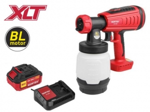 Аккум. краскораспылитель WORTEX CPS 1808 в кор. ALL1 XLT SET БЕСЩЁТ.ДВИГ., 18 В, 1 акк., 4 Ач, 10 (БЕСЩЁТ.ДВИГ., 18 В, 1 акк., 4 Ач, ЗУ, 1000 мл/мин, 