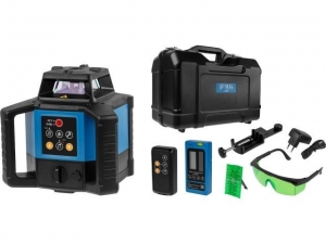 Нивелир лазерный ротационный BULL RL 3001 в чем., 300 м, +- 0,1 мм/м, зеленый