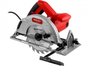 Циркулярная пила WORTEX CS 1655-1 в кор. 1200 Вт, 160 мм, пропил до 55 мм, алюм. подошва (1200 Вт, 160х20 мм 18Т, пропил до 55 мм, алюминиевая подошва