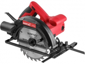 Циркулярная пила WORTEX LX CS 1915-2 в кор. 1400 Вт, 185х20х24Т (Пропил в дереве (90°/45°)  65/45 мм)