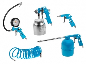 Набор пневмоинструмента DGM S510 (5 предметов) (ниж. бак)