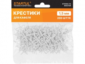 Крестики д/кафеля 1,5мм 200шт STARTUL MASTER (ST4404-15) (СВП)