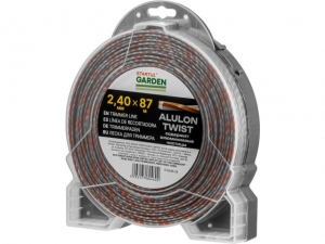 Леска ф 2.4 мм х 87 м витой квадрат сеч. ALULON TWIST STARTUL GARDEN