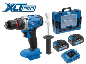 Аккум. дрель-шуруповерт BULL SR 1802 Xcase, XLTpro, БЕСЩЕТ., 18 В, 80 Н*м, 2*4 А*ч, БЗП 13 мм (шурупы до 10 мм)