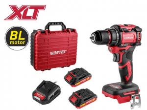 Аккум. дрель-шуруповерт WORTEX BD 2025 DLi в чем. ALL1 XLT БЕСЩЕТ, 18 В, 50 Н*м, 2х2 А*ч, БЗП 10 мм (шурупы до 9 мм, защита от перегрузки и перегрева,