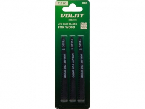 Пилка лобз. по дереву T111C (3 шт.) ВОЛАТ (пропил прямой, грубый, для базовых работ)