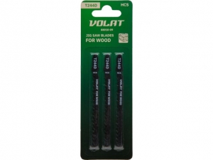 Пилка лобз. по дереву T244D (3 шт.) ВОЛАТ (пропил криволинейный, грубый, быстрый рез)