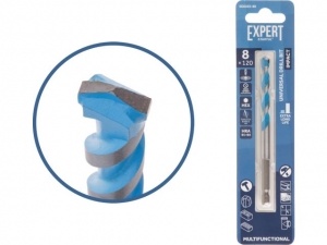 Сверло универсальное  8x120 мм MultiFunctional EXPERT STARTUL (победитовое, по мультиматериалам)