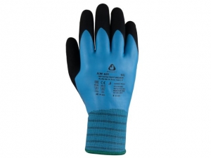 Перчатки утепленные акриловые Frost Breaker р-р 11/XXL Jeta Safety (водонепроницаемые, с двухслойным латексным покрытием)