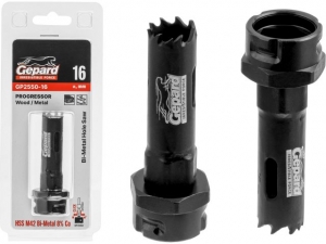 Коронка биметаллическая  d16 мм PROGRESSOR GEPARD