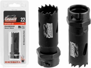 Коронка биметаллическая  d22 мм PROGRESSOR GEPARD