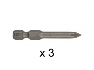 Насадка с  шестигран. хв. PH1 49мм 3шт BOSCH