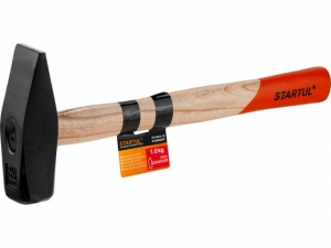 Молоток 1,0кг с дер.рукояткой STARTUL STANDART (ST2402-10)